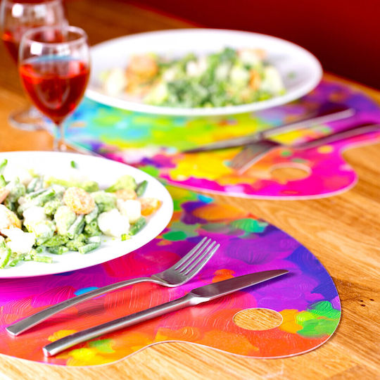 Pylones Placemats Plastic Albastru 42x32.5cm 1buc