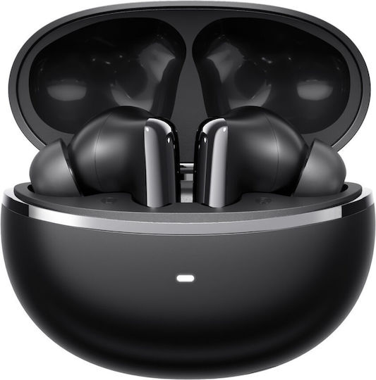 QCY MeloBuds N70i Bluetooth Handsfree Ακουστικά με Αντοχή στον Ιδρώτα και Θήκη Φόρτισης Black