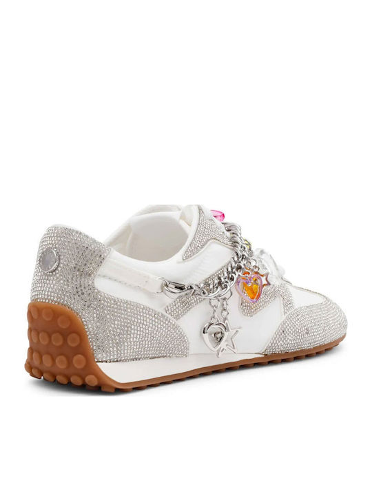 Damen Sneakers White / Silver