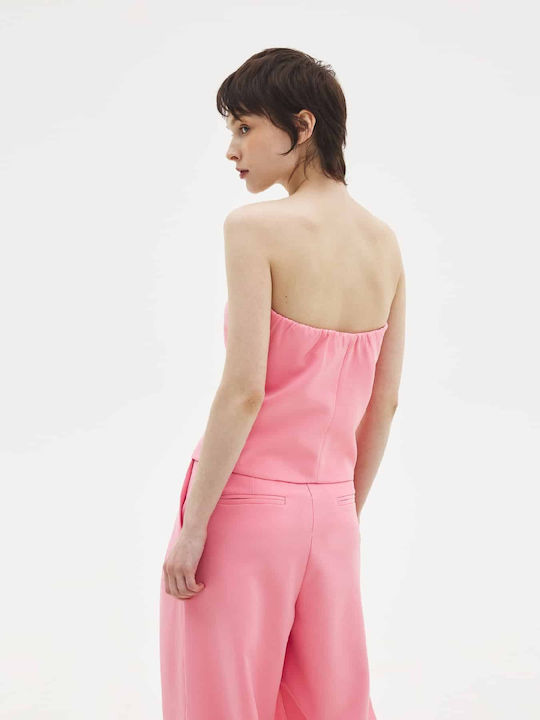 Γυναικεία Μπλούζα Strapless Pink
