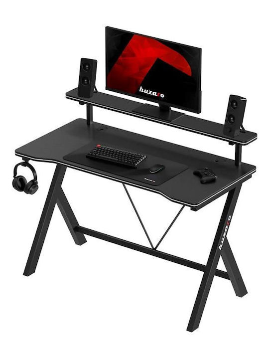 Геймърско Бюро Hero 1.9 Дървено Черно 120x60см