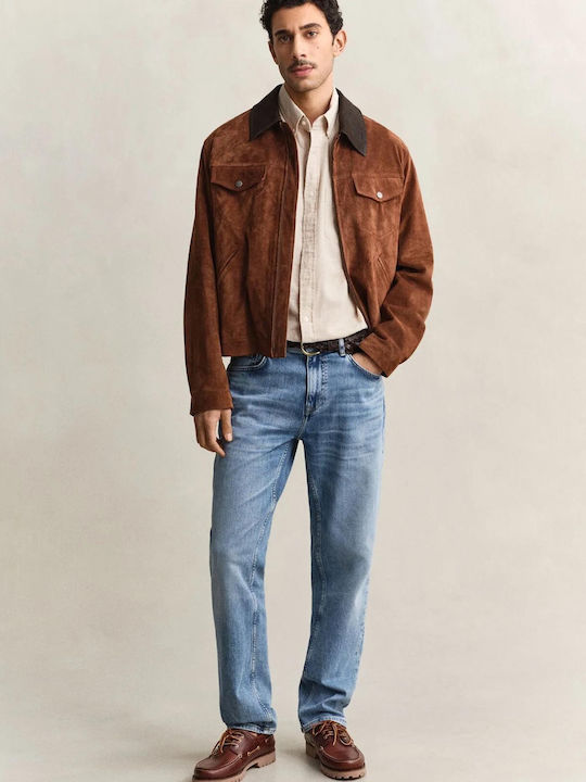 Long-sleeved Linen Shirt Oat Beige