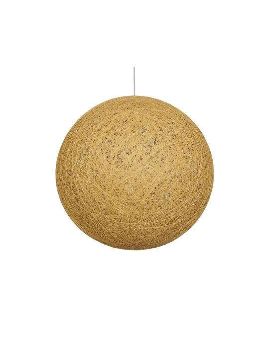 GloboStar Pendant Light Beige Boho with Socket E27 60x60x60cm