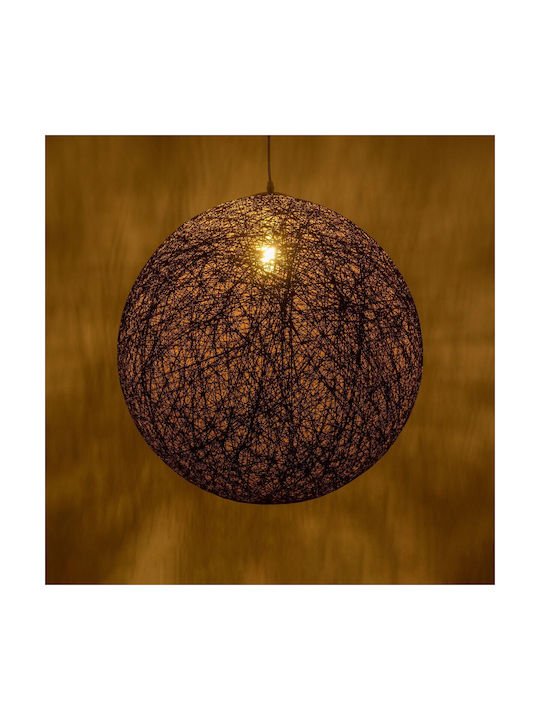 GloboStar Pendant Light Brown Boho with Socket E27 60x60x60cm
