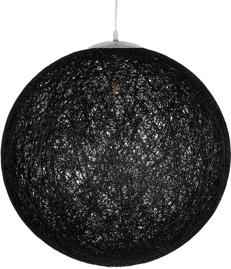 GloboStar Lustră Negru Boem cu Dulie E27 60x60x60cm.