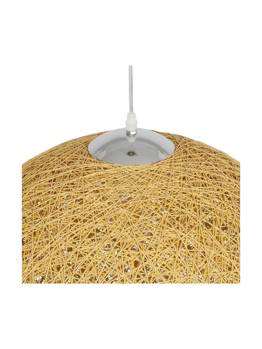 GloboStar Pendant Light Beige Boho with Socket E27 60x60x60cm