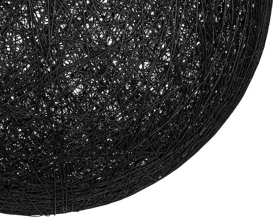 GloboStar Lustră Negru Boem cu Dulie E27 60x60x60cm.