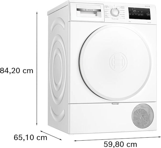 Bosch WTH83277PL Wäschetrockner 8kg mit Wärmepumpe
