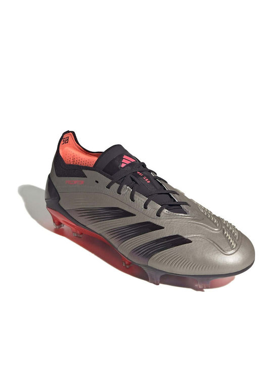 adidas Predator Elite Fußballschuhe mit Stollen Silber