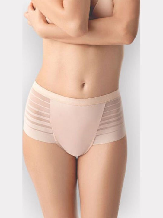 Ψηλόμεσο Γυναικείο Brazil χωρίς Ραφές Beige