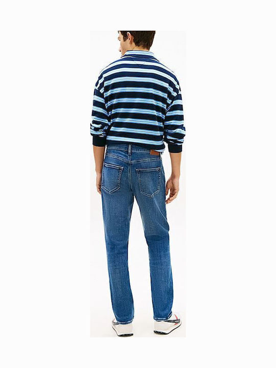 Tommy Hilfiger Pantaloni De Blugi Pentru Bărbați Elastic Slim Fit Denim Mediu Tommy Hilfiger Pantaloni De Blugi Pentru Bărbați Elastic Slim Fit Denim Mediu