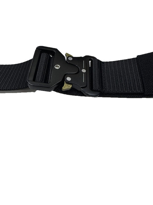 Strong High Durability Adjustable Bd-2301 Men's Belt Webbing Belt Black