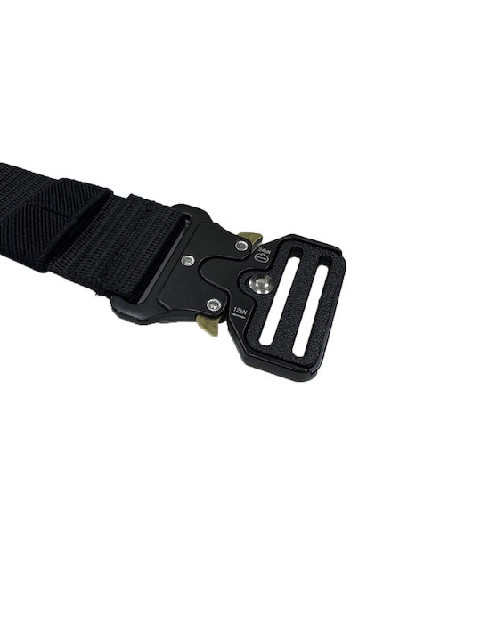 Strong High Durability Adjustable Bd-2301 Men's Belt Webbing Belt Black