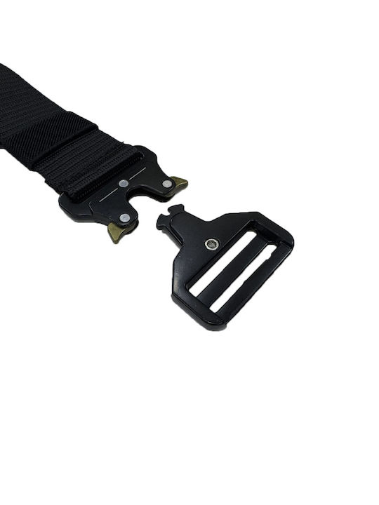 Strong High Durability Adjustable Bd-2301 Men's Belt Webbing Belt Black