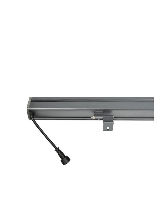 GloboStar Εξωτερικό Φωτιστικό LED Wall Washer 72W RGB IP66 Γκρι
