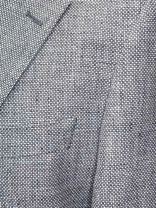 H Hutson Men's Summer Suit Jacket Slim Fit Blue