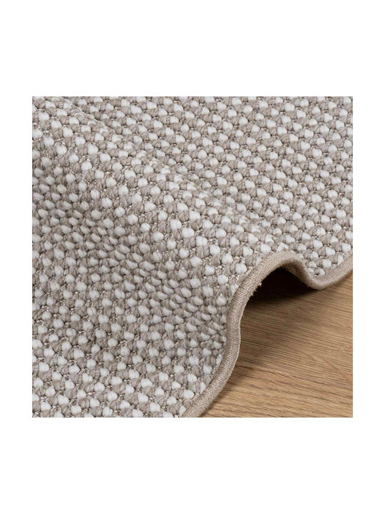 vidaXL Huarte Χαλί Ορθογώνιο Μπεζ 120x120cm