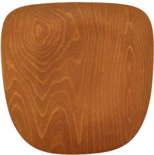 Karekla by Fragkoulakis Metallischer Sitz 39x39x1,8 cm Braune Tafel 369