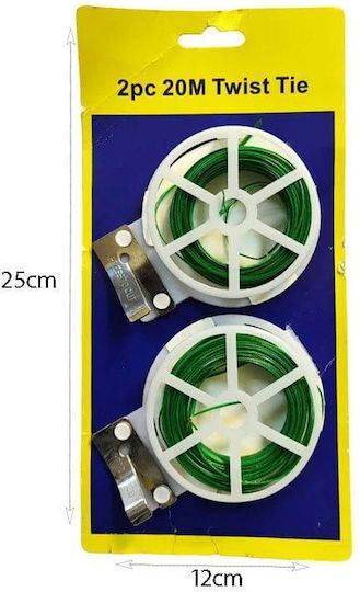 Σύρμα Λουλουδιών Κουλούρα 2x20m Twist Tie