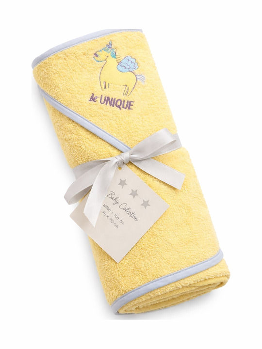 Beboulino Baby Bath Towel Bathrobe Hooded 75x75cm