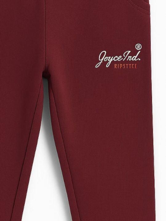 Kids Sweatpants Burgundy