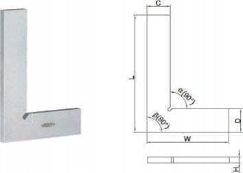 Insize Carpenters Angle Ruler