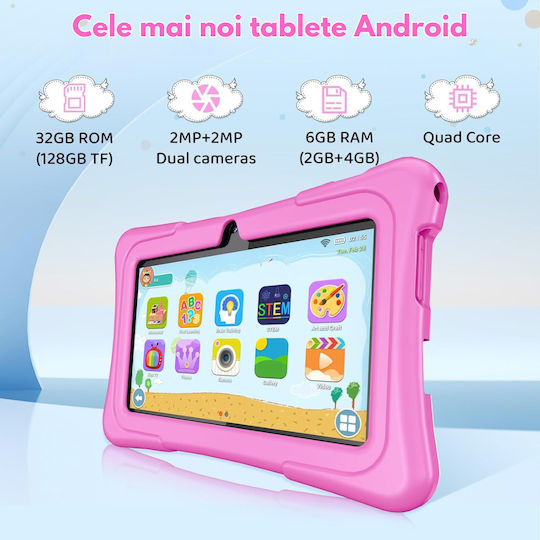 Kids 7" Tablet (3GB/32GB) Ροζ