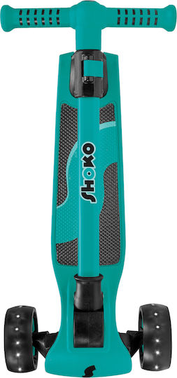 Shoko Kids Scooter Foldable X-Speed 3-Wheel for 4+ Years Minty Breeze