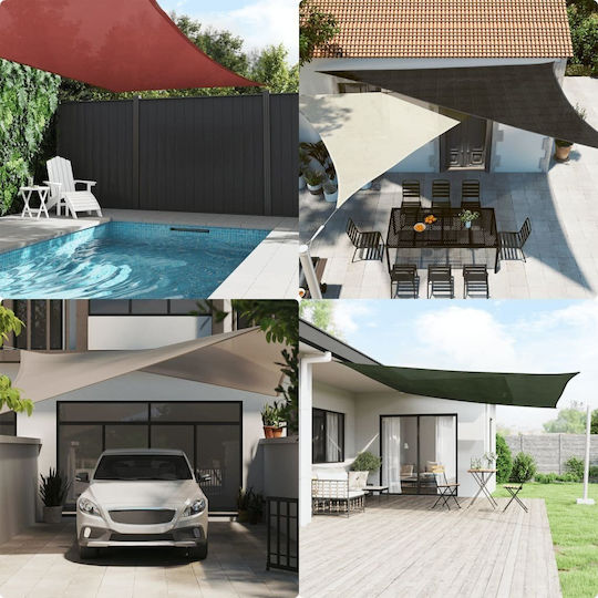 vidaXL Shade Sail Син 7x7m 160гр/кв.м