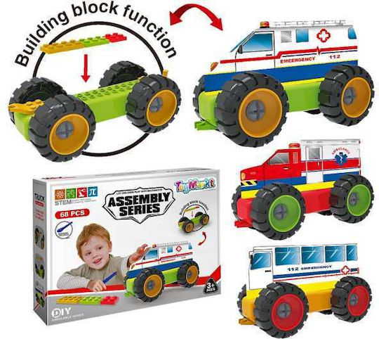 ToyMarkt Building Blocks Truck for 3+ Years 1 Piece