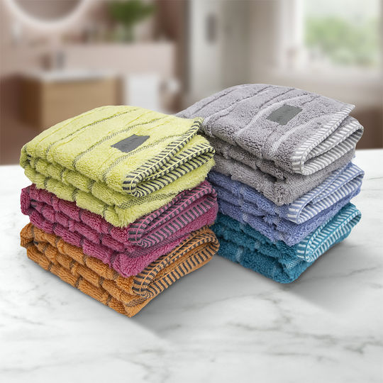 Lino Home Hand Towel Loomline 40x60cm Denim Weight 600gr/m²