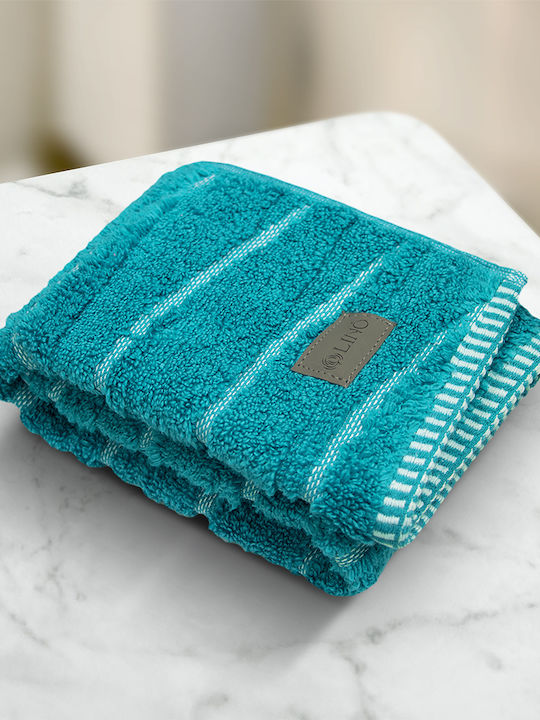Lino Home Кърпа за ръце Loomline 40x60см. Петрол Тегло 600гр/кв.м