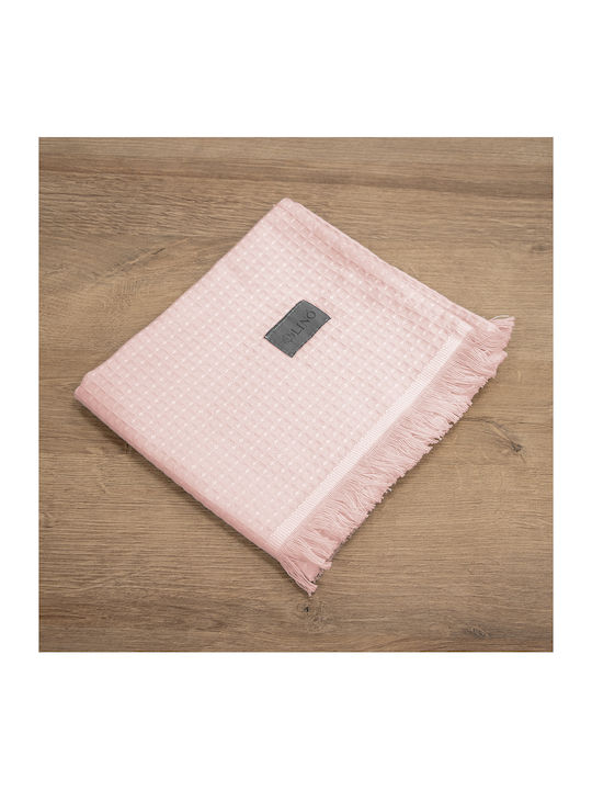 Lino Home Tea Towel from 100% Cotton in Pink Color 40x60cm