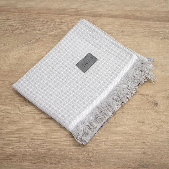 Lino Home Geschirrtuch aus 100% Baumwolle in Beige Farbe 40x60cm