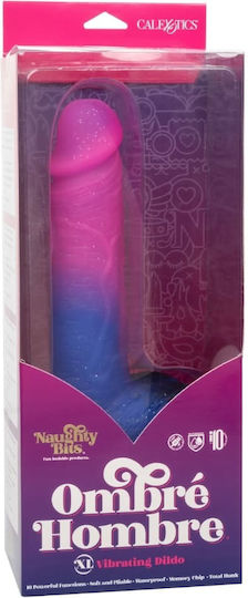 Calexotics Ombre Hombre Realistic Vibrator with Remote Control 21.5cm