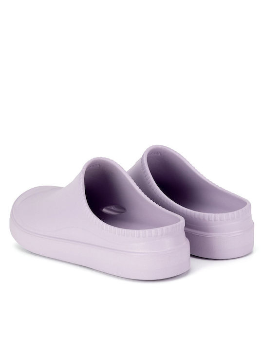 Hunter Damen Clogs Lila