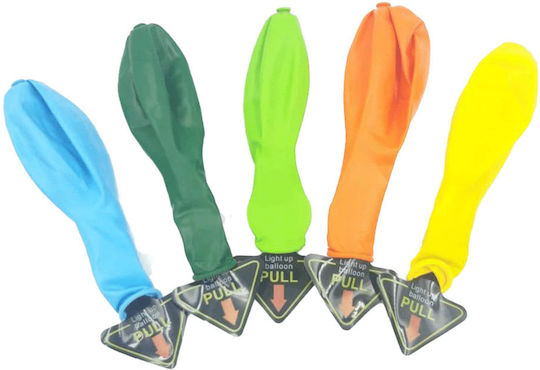 Set of 5 Balloons with LEDs (Μiscellaneous colours)