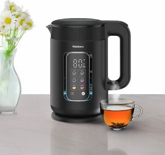 Webber Βραστήρας 1.5lt 1800W Καφέ