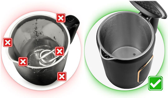 Berdsen Fierbător 1.7lt 2200W Negru