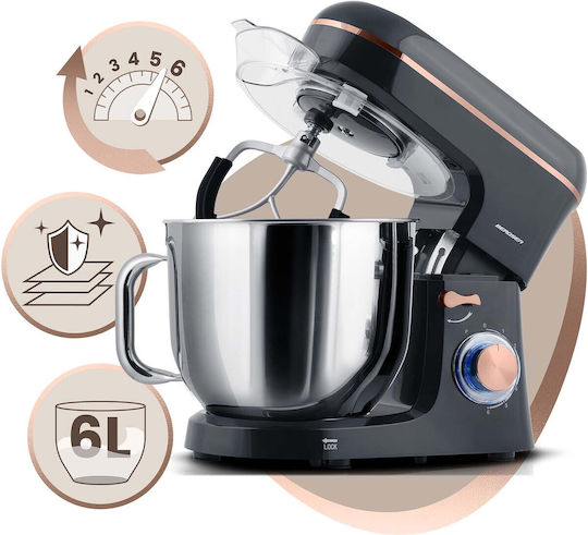 Berdsen Mixează 1400W cu Vas din Oțel Inoxidabil 6lt