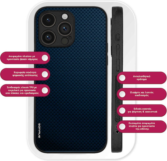Sonique Carbon Series Case Xiaomi Poco F8 Ultra 5g Blue