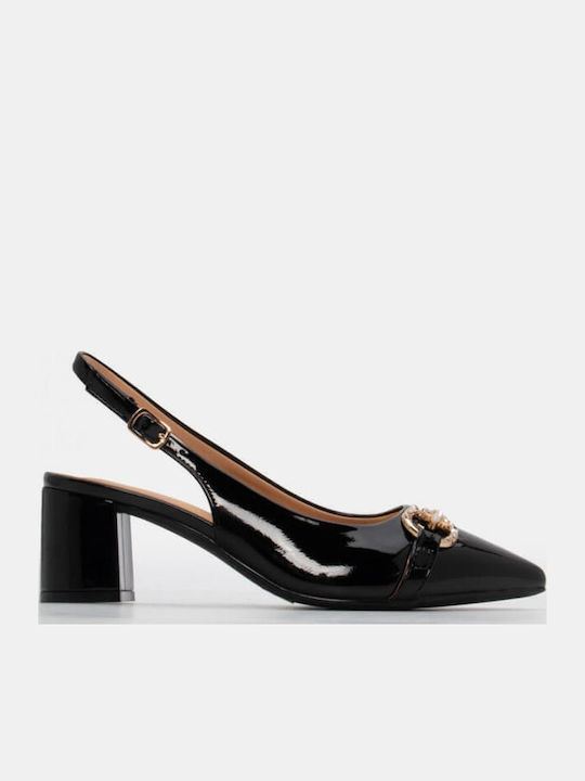 Pumps mit mittelhohem Absatz Schwarz