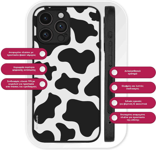 Калъф Sonique Animal Print Series Xiaomi Poco F8 Ultra 5g Крава 01
