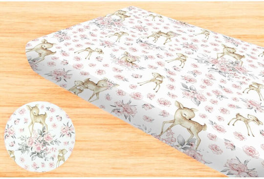 MimiNu Baby Sheet Crib Cotton Fitted Yellow 160x80cm