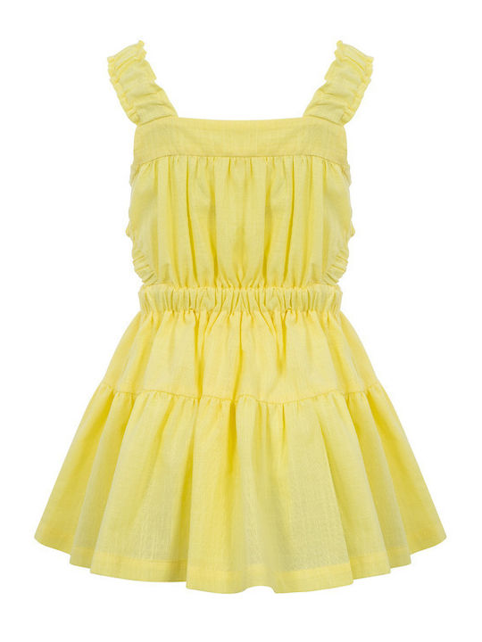 Rochie pentru Copii Fără mâneci Yellow