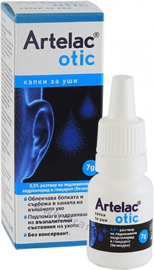Bausch & Lomb Artelac Otic Капки за Почистване на Уши 7гр