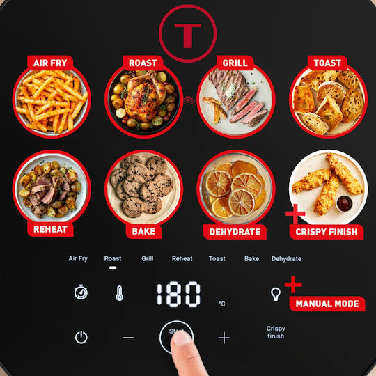 Tefal Air Fryer with Double Removable Container 7l Black EY8328