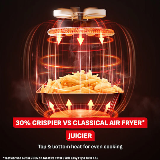Tefal Air Fryer with Double Removable Container 7l Black EY8328