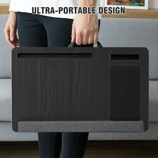 Tabelul pentru Laptop până la 17" 55x34 cm with mouse holder and forearm support with double ventilation cushions