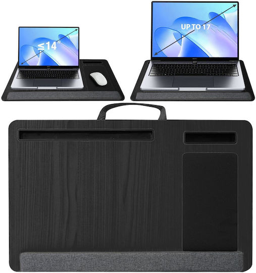 Tabelul pentru Laptop până la 17" 55x34 cm with mouse holder and forearm support with double ventilation cushions